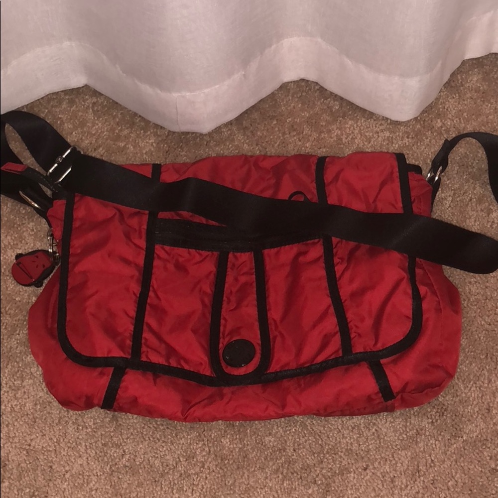 Kipling Red Nylon Crossbody